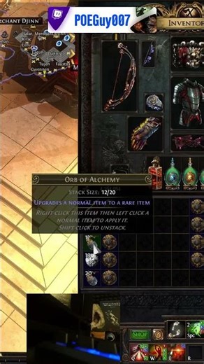 What Is this Vendor RNG?! #pathofexile #poe