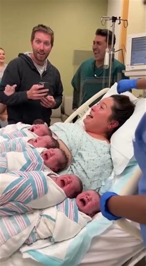 When You Expect One… But Get 8! 😱👶