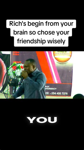 Rich's begin from your brain so chose your friendship wisely