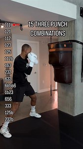 97K views · 1.4K reactions | 15 three punch combinations, you can shadow box or practice on a heavy bag, water bag or wall bag. Pick few (3-5) and really get good at those. Add footwork or/and head movement at the end of each combination. If you are more experienced add feints. 壘 any questions ask below ⬇️ | plantbasedboxer | Facebook