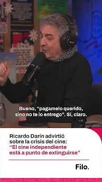 Ricardo Darín warned about the crisis facing independent Argentine cinema