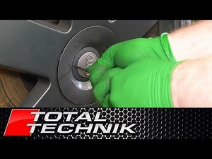 How to Remove Audi Wheel Centre Cap Cover - ALL MODELS WITH CLOSED CAPS - TOTAL TECHNIK