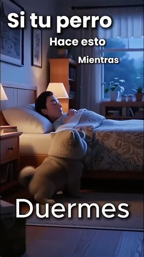 “Si tu perro hace esto mientras duermes… te ama más de lo que crees 🐶”