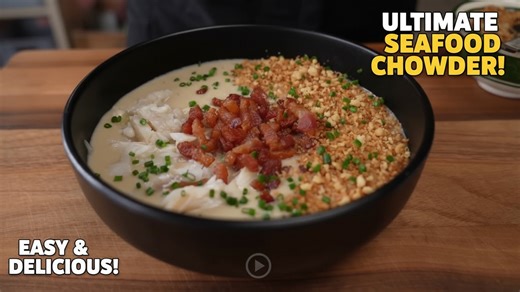 Creamy cod & bacon chowder: Rich, hearty & perfect for soup season