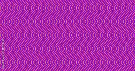 This vibrant, abstract motion background features a mesmerizing display of undulating, parallel lines that flow seamlessly across the frame. The dynamic visual showcases a striking gradient of warm re