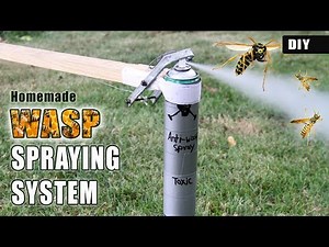 How to make a Wasp Spraying System | DIY Anti-pest tool