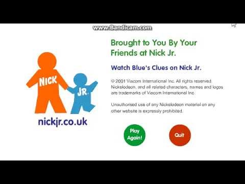 Blue's Clues - Blue's ABCs [UK Version] (2001 Shockwave Game)