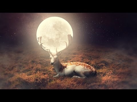 Deer Of Moon - Photoshop manipulation Tutorial