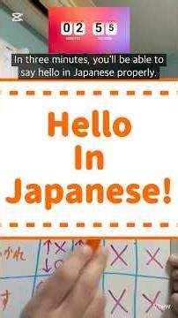 How to say HELLO properly in JPN! #japaneselanguage #learnjapanese #minnanonihongo #genki #jlpt