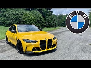 2024 BMW M3 Competition xDrive: POV Start Up, Test Drive, Walkaround and Review