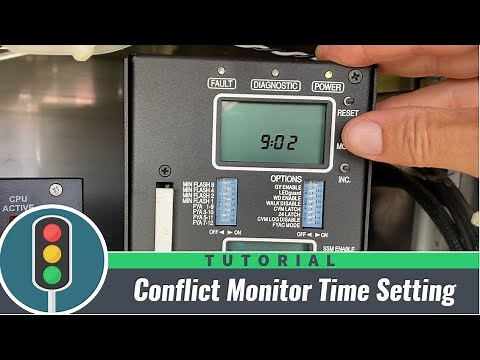 Changing Time in Conflict Monitor to match Traffic Signal Controller