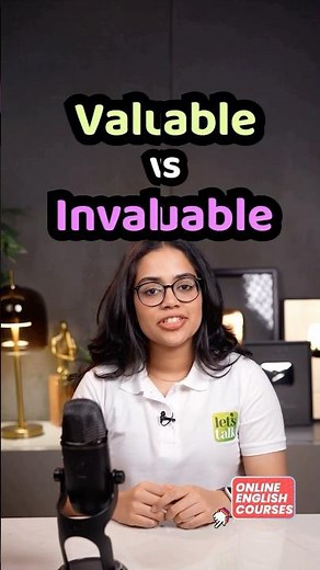 Valuable Vs Invaluable | Confusing Everyday English Words | Free English Lessons By Ananaya