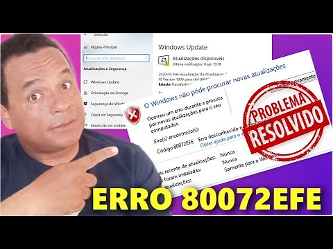 COMO CORRIGIR O ERRO 80072EFE NO WINDOWS UPDATE