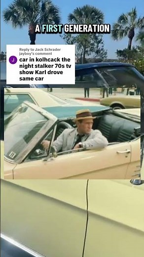 Kolchak The Night Stalker Drove a 1966 Mustang