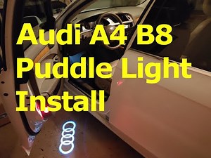 Audi A4 B8 Door Puddle Lights 2009-2016 A5 A6