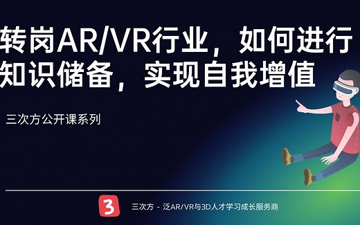 入门或者转岗AR/VR，AR/VR的学习路线、如何选择AR SDK以及产品经理与设计工具