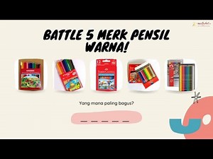 BATTLE! 5 Pensil Warna Terbaik! Mana yang paling cocok untuk belajar design?