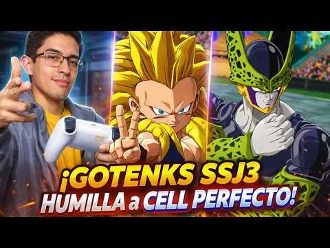 ¡GOTENKS SSJ3 HUMILLA a CELL PERFECTO! 😱🔥 Batalla ÉPICA en Dragon Ball Sparking Zero