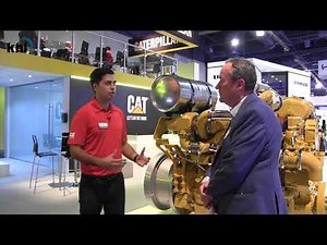 Caterpillar showcases its C18 hybrid concept engine