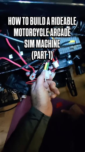 How to build a motorcycle arcade sim racing machine – Part 1 #shorts #howto #motorcycle