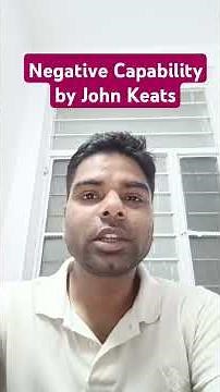 Negative Capability by John Keats