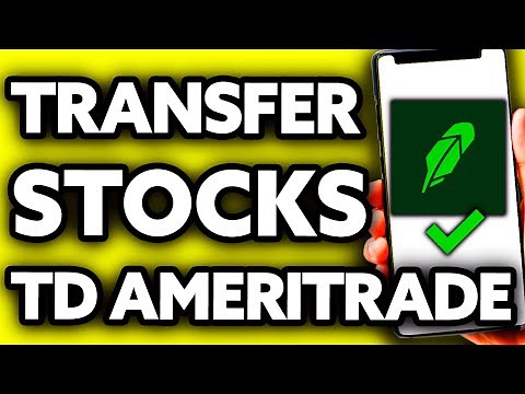 How To Transfer Stocks From Robinhood to TD Ameritrade (EASY Tutorial)