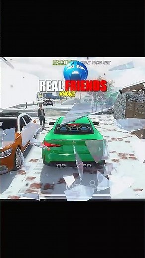 After Crash Friend Surprised Me😢 #storyboard #carparkingmultiplayer #carparking
