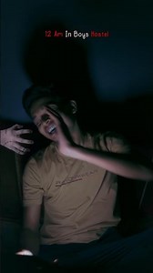 A Night Of Boys Hostel 💀 #boys #night #horror