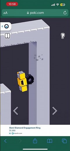 Poki, drive mad, level 76- Zero Gravity