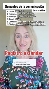 8.8K views · 974 reactions | El emisor y el receptor pueden tener registros diferentes como observarás en el vídeo, se muestra a través del mensaje que puede ser oral y escrito. #elementosdelacomunicación #ortografía #EBAU #selectividad #registrosdellenguaje #spanishteacher | Tuprofesoradelengua | Facebook