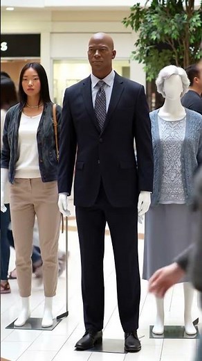 Mannequin Challenge Returns: Epic Freeze in Shopping Mall! #youtubeshorts #viral #funny #challenge