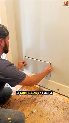 How to Repair Drywall Without Replacing The Entire Wall 👌 #didyouknow #diy #foryou