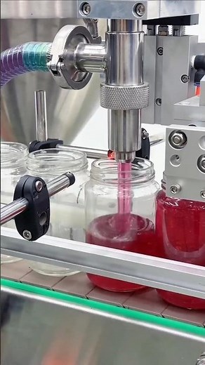 High-Speed Jar Filling Machine in Action #fillingmachine #automation #production