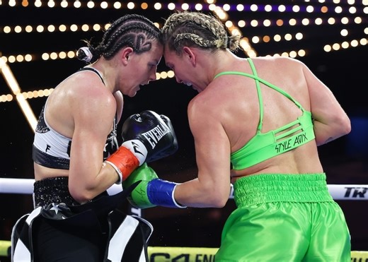 With spilled blood, red paint, and plenty of action, women’s boxing takes centre stage