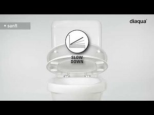 diaqua WC-Sitz mit Slow-Down Funktion