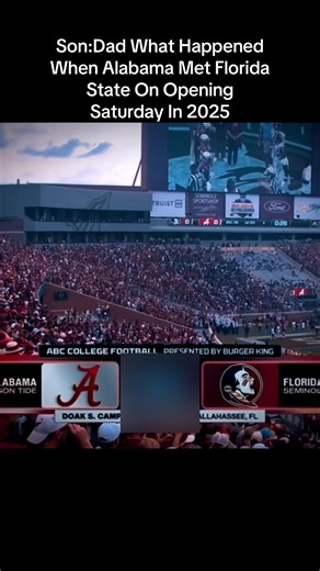 Florida State Owned Alabama In The 2025 College Football Season #collegefootball #cfb #alabama #floridastate #fyp