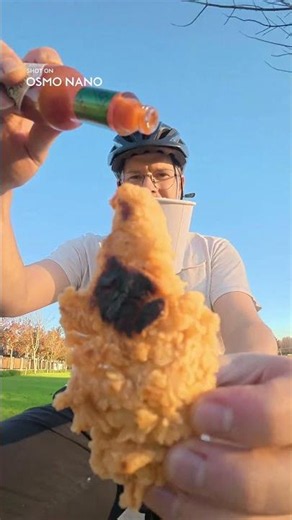 The bike bumps, the food doesn't blur.｜Osmo Nano