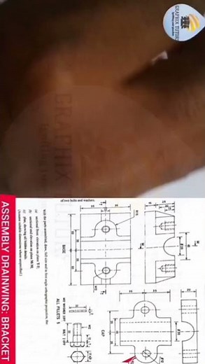 BRACKET ASSEMBLY #MACHINE ASSEMBLY DRAWING.