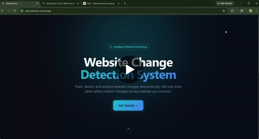 Introducing WebWatcher Intelligent Website Change Detection System | REDDY GAYATRI SATYA SAI PRAVALLIKA posted on the topic | LinkedIn