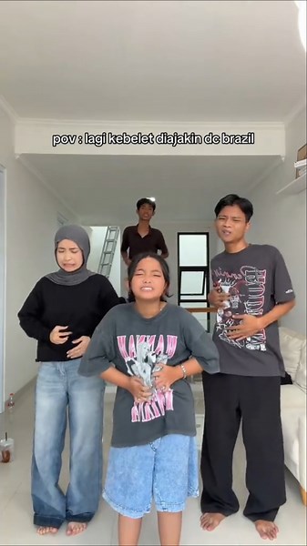 😱 S4KIT PERUT! TAPI HARUS DANCE BRAZIL #syifdam #lucu #hiburansegar #fypシ゚viral #dancebrazil #short