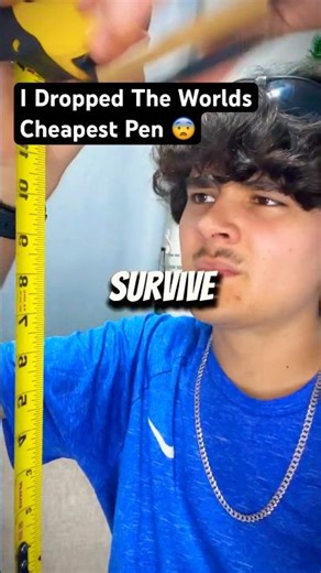 $0.01 Pen vs Regular Pen: DROP TEST! 🖊️