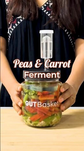 Fermenting Carrot and Peas at Home | Easy Lacto-Fermentation Method