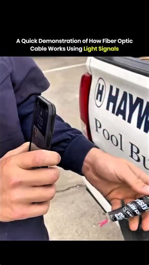 Knowledge Matrix on Instagram: "Optical fibre operates using a clear physical principle. Light travels in straight paths, yet it bends or reflects when crossing between materials at specific angles. Engineers guide this behavior to keep light confined inside an ultra thin strand of glass. These strands use highly purified and flexible glass, which allows light to travel long distances with minimal loss. Light based transmission enables fast and efficient data transfer. At the center of an optica