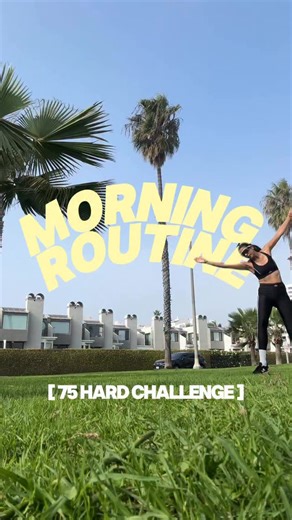 Send this to someone who’s thinking about doing the 75 HARD challenge! I just completed Day 25 of 75 in LA and here’s how the morning went :) ✅ There’s something SO satisfying about knocking out most of my 75 Hard checklist early!! AKA chugging a major chunk of my water, getting my outdoor workout in ALMOST as soon as I wake (so I don’t procrastinate and AVOID IT!!!) and squeezing in 10 pages of reading before noon and the never ending TASKS!!! #75hard #75hardchallenge #morningroutine #morningmo