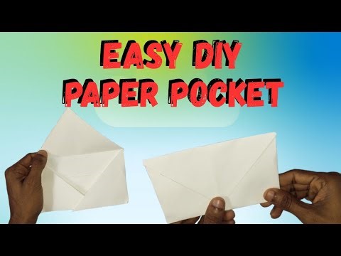 Pocket paper craft | easy and simple #papercraft #pocket #simple 