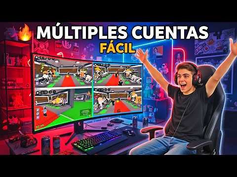 How to PLAY with MULTIPLE ROBLOX ACCOUNTS at the same time on PC 💻 | Easy and quick trick! ⚡