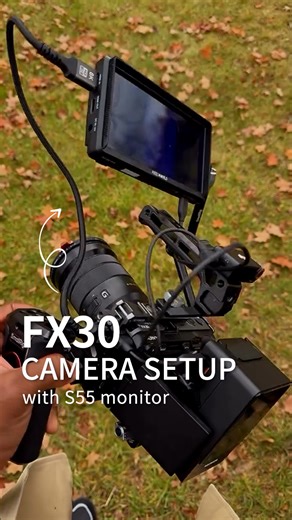 FEELWORLD Official on Instagram: "Built around the Sony FX30, this setup is all about mobility and precision. 🎥 The FEELWORLD S55 camera monitor adds what every filmmaker needs, clear framing, accurate focus, and flexible angles without adding weight. A lightweight video tool that fits perfectly in your run-and-gun filmmaking setup. 📷@d9mediaco #feelworldmonitor #feelworlds55 #cameragear #camerasetup #filmmaker #filmcamera #filmmaking #camerarig #cameraman #cinematography #conten