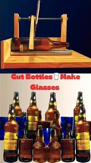 “Turn Old Bottles into Stylish Drinking Glasses | Best Out of Waste DIY at Home #trending #shorts