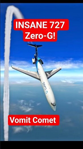Insane Zero-G Manoeuvre: Boeing 727 in X-Plane 11!