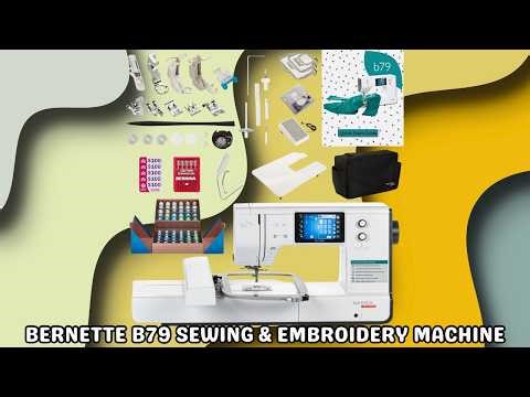 Bernette B79 Sewing & Embroidery Machine | FULL REVIEW | Deluxe Thread & Tool Bundle